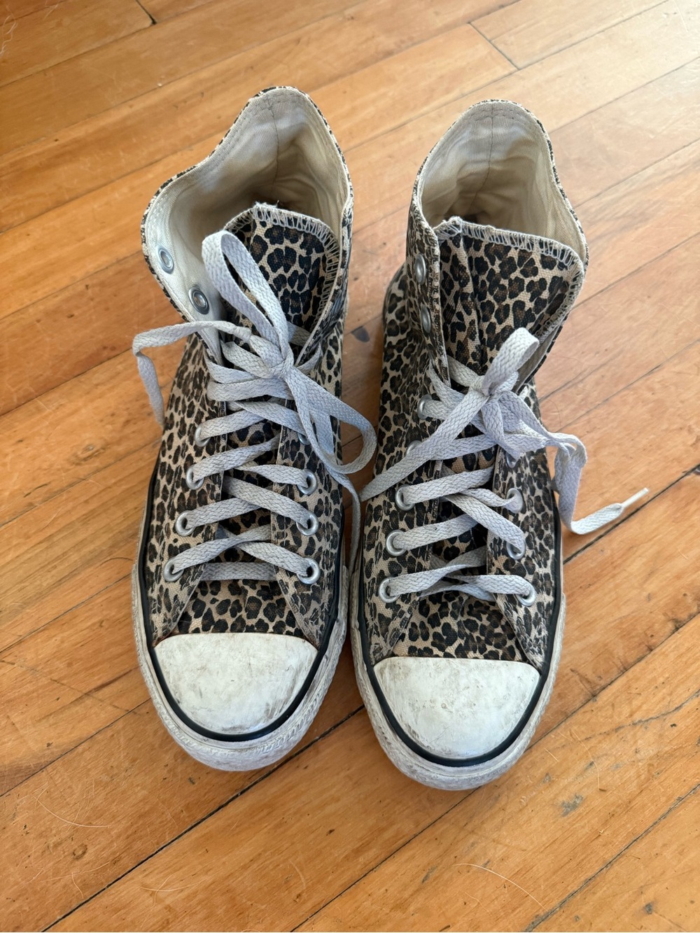 Converse Leopard Print High-Tops
